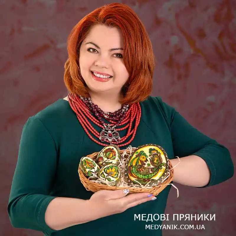 Руслана Боднарук засновниця пекарні "Медові Пряники - Медяник"